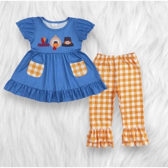 Plaid thanksgiving set