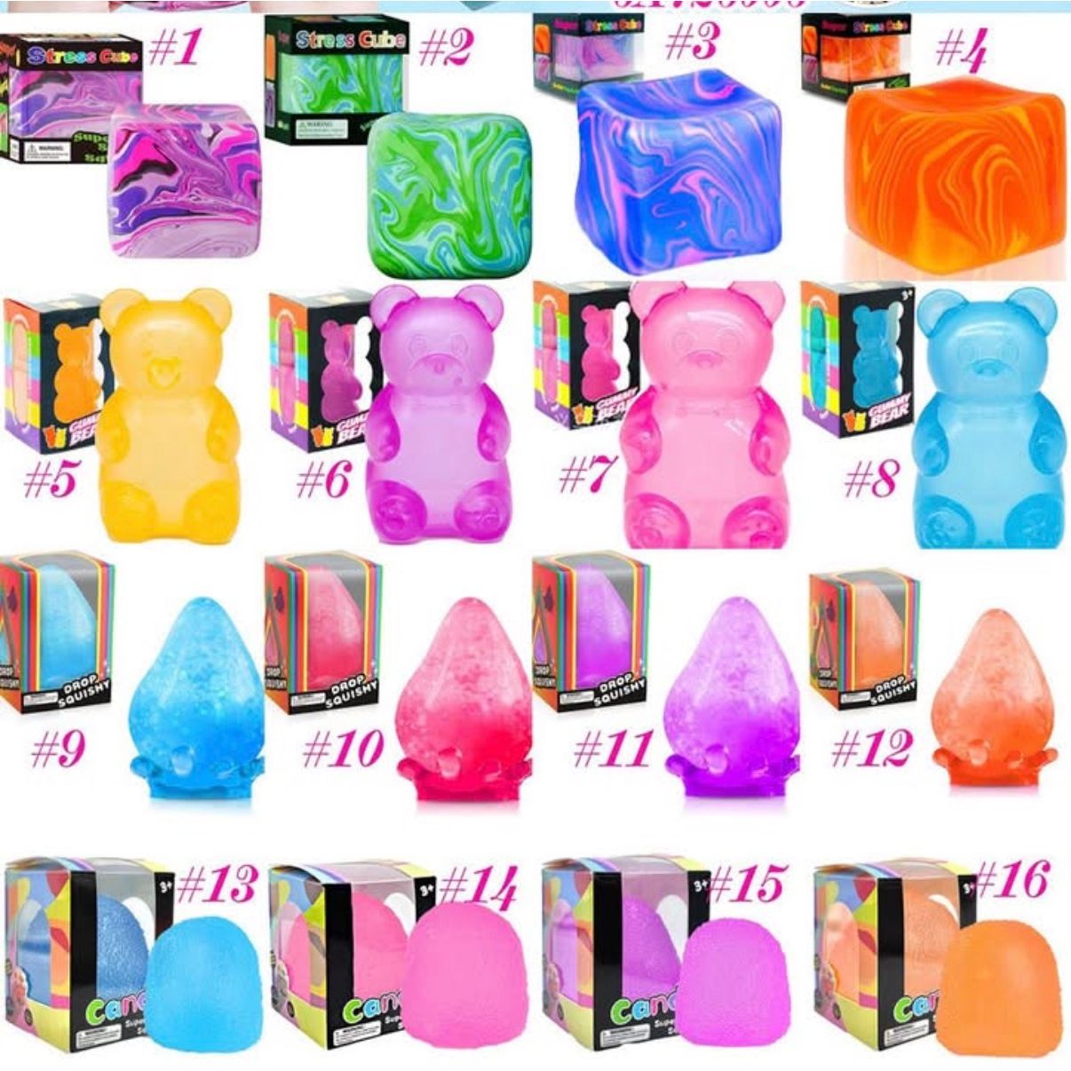 Squishy toys