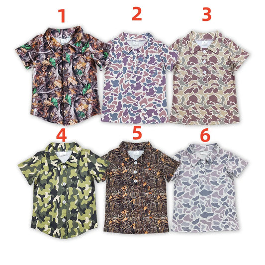 Camo button ups