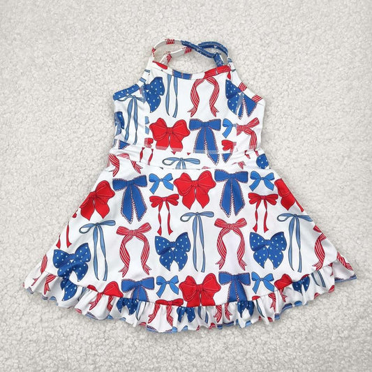 RWB bow athletic skort dress