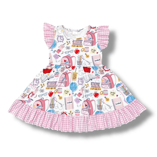 B2S pink school dress