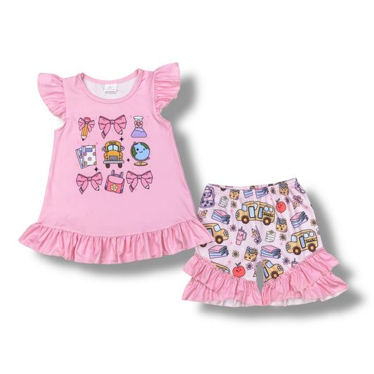 B2S pink bow set