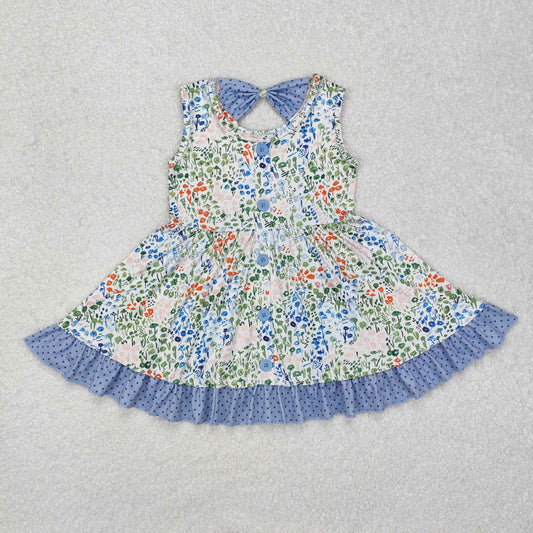 Spring bow back dress