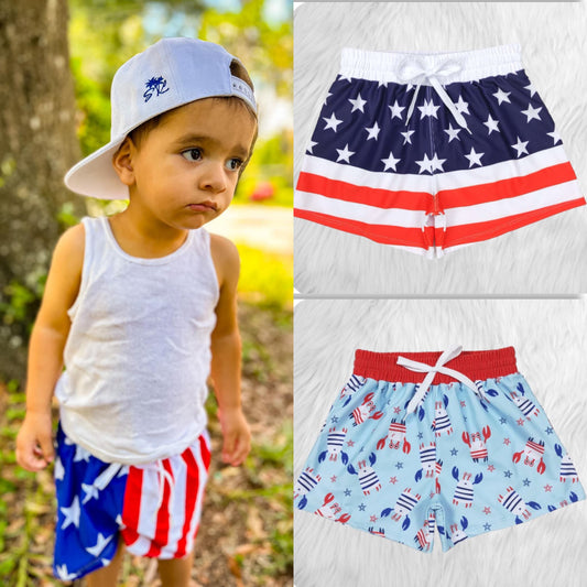 Boys RWB Swim Trunks