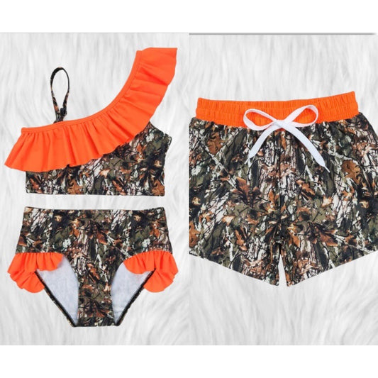 Camo Sibling Swim