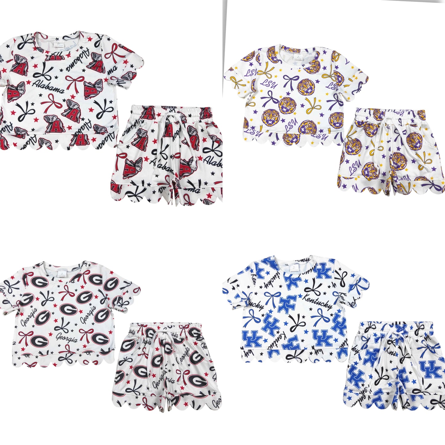 Football Scallop Sets