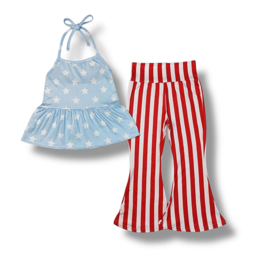 Stars & Stripes halter set