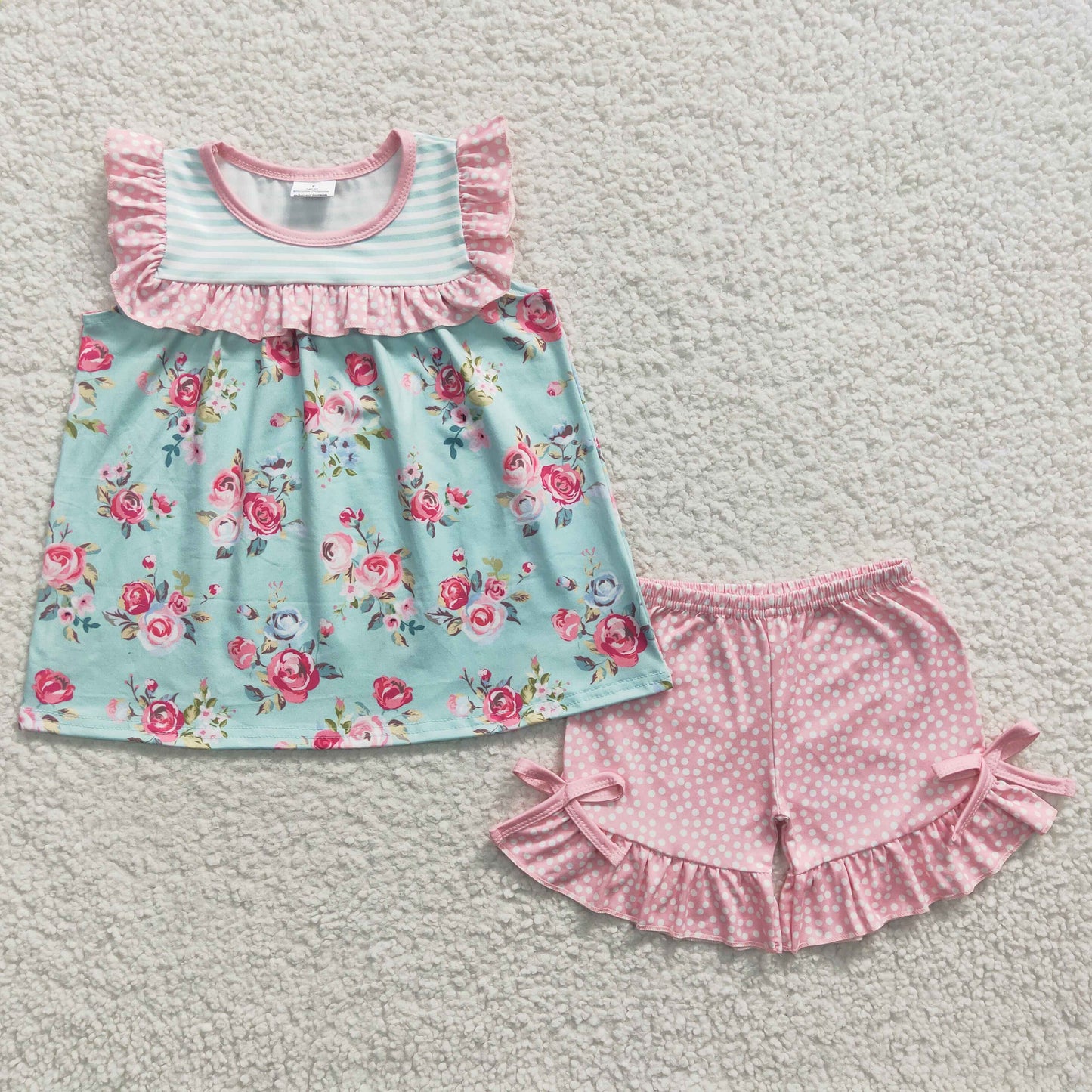 Pink floral set