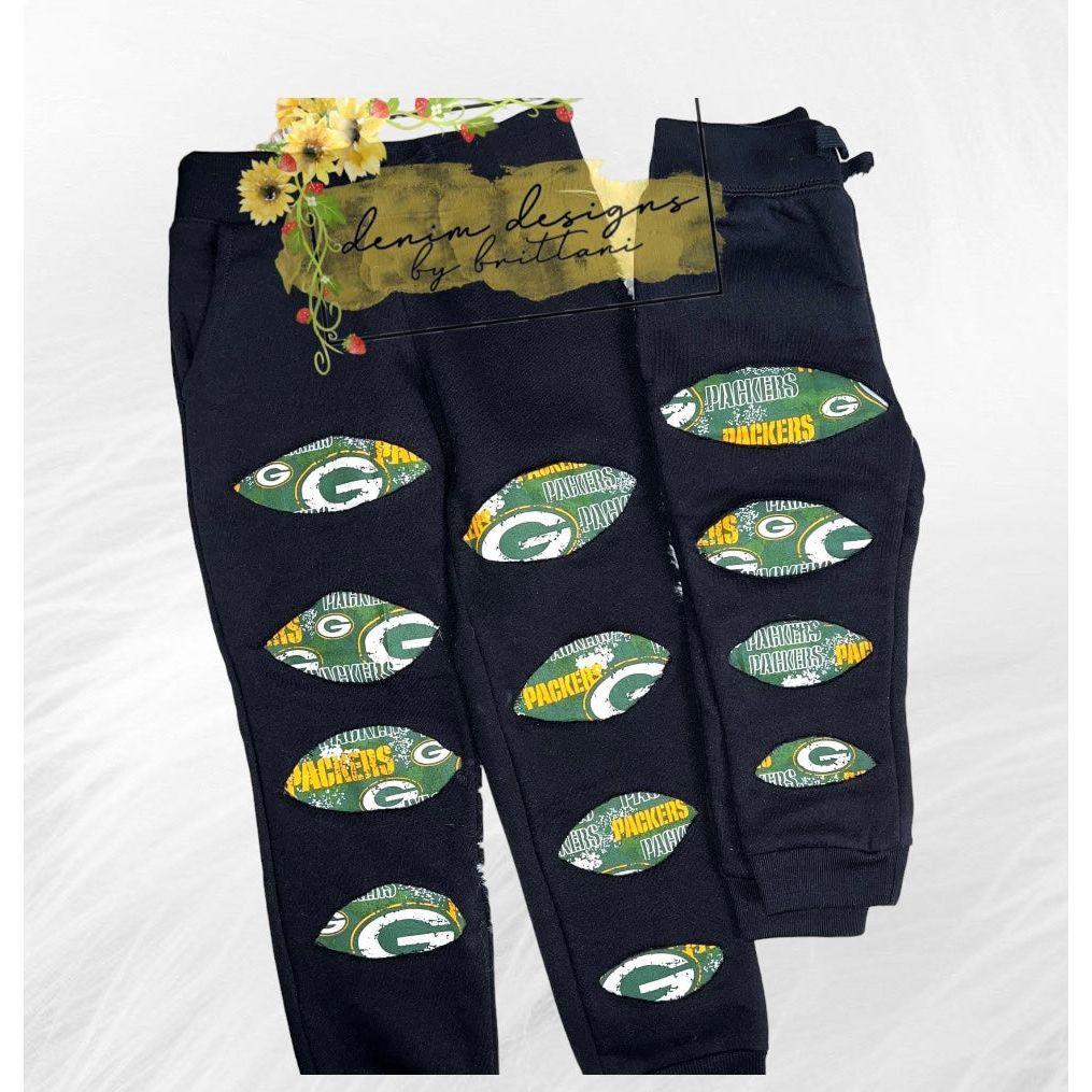 Football Peekaboo joggers