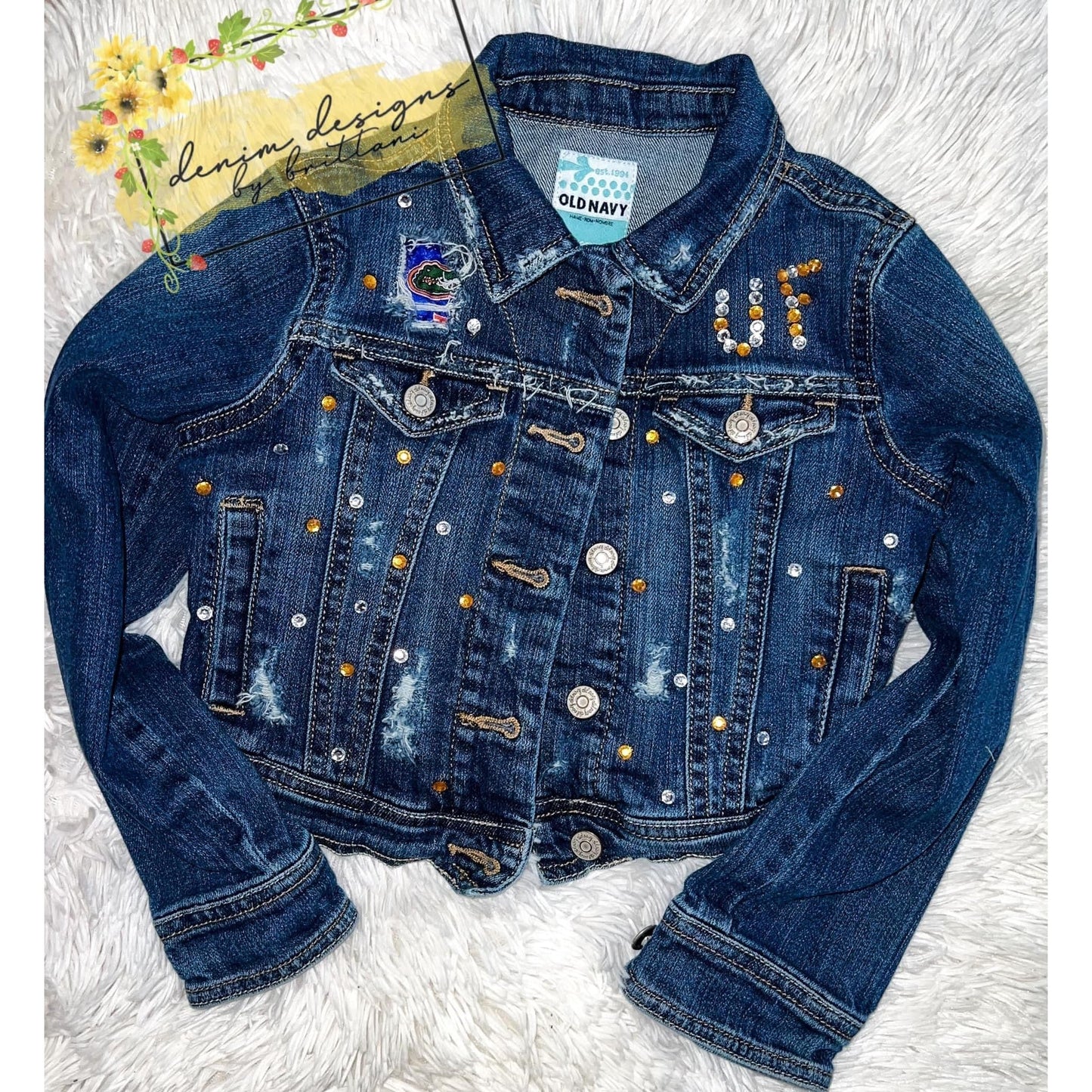 CUSTOM Denim Football Jackets