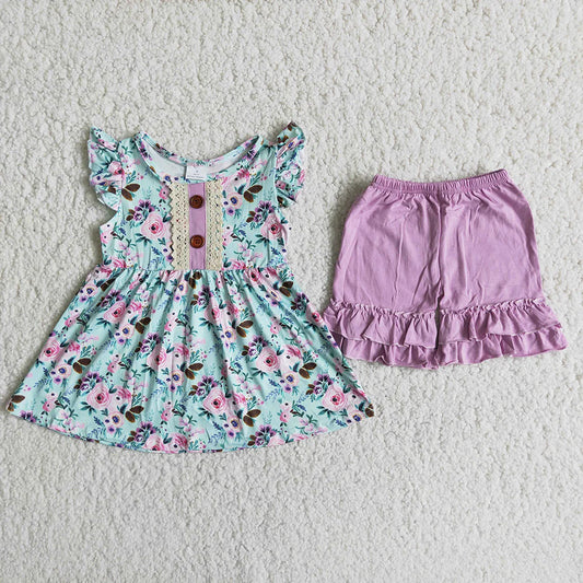 Lavender floral set