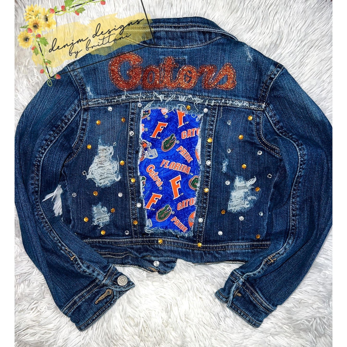 CUSTOM Denim Football Jackets