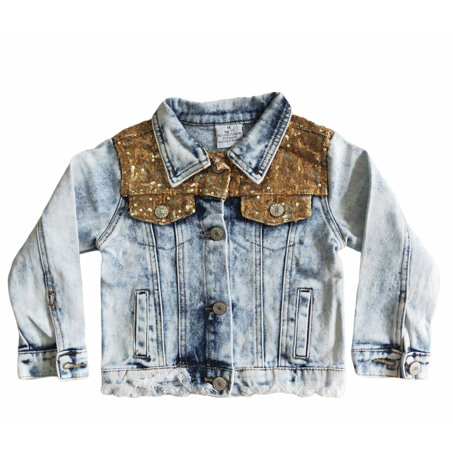 Sequins Denim Jacket.