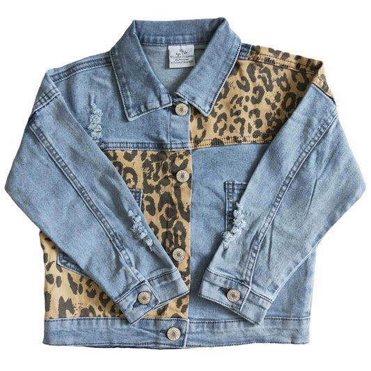 Leopard Denim Jacket.
