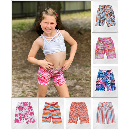 Printed Biker shorts